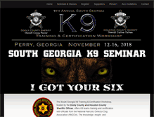 Tablet Screenshot of k9seminar.com